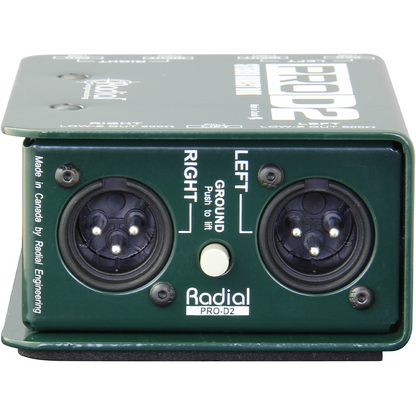 Radial ProD2 2-channel Passive Instrument Direct Box