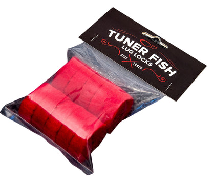 Tuner Fish Cymbal Felts 10 Pack in Red