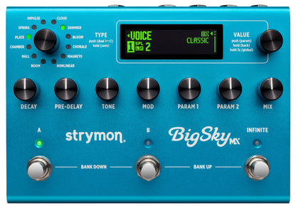 Strymon BigSky MX Multi Reverb Workstation Pedal