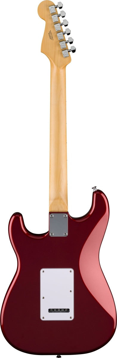 Fender Standard Stratocaster, Maple Fingerboard in White Pickguard in Candy Cola