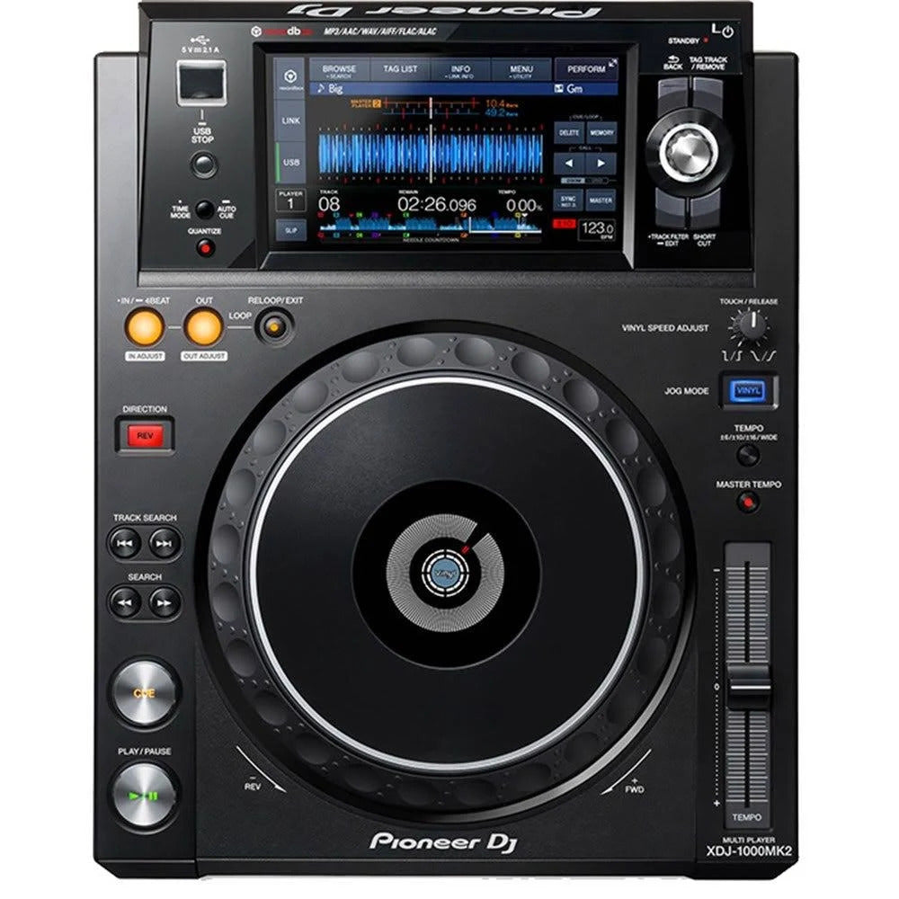 Pioneer XDJ-1000MK2 Performance DJ Multi Player in Black