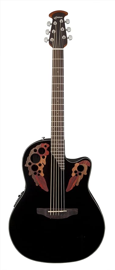 Ovation Celebrity Elite Acoustic Guitar in Black