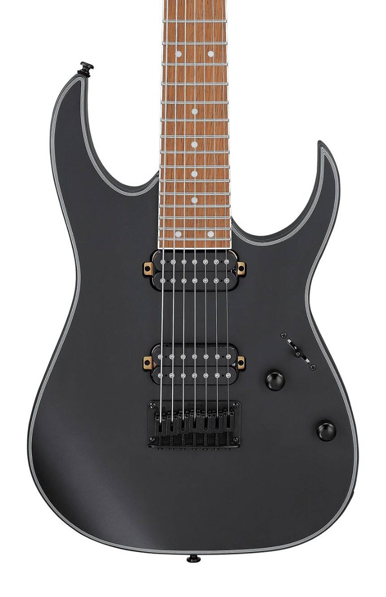 Ibanez RG7421EX 7 String Electric Guitar in Black Flat