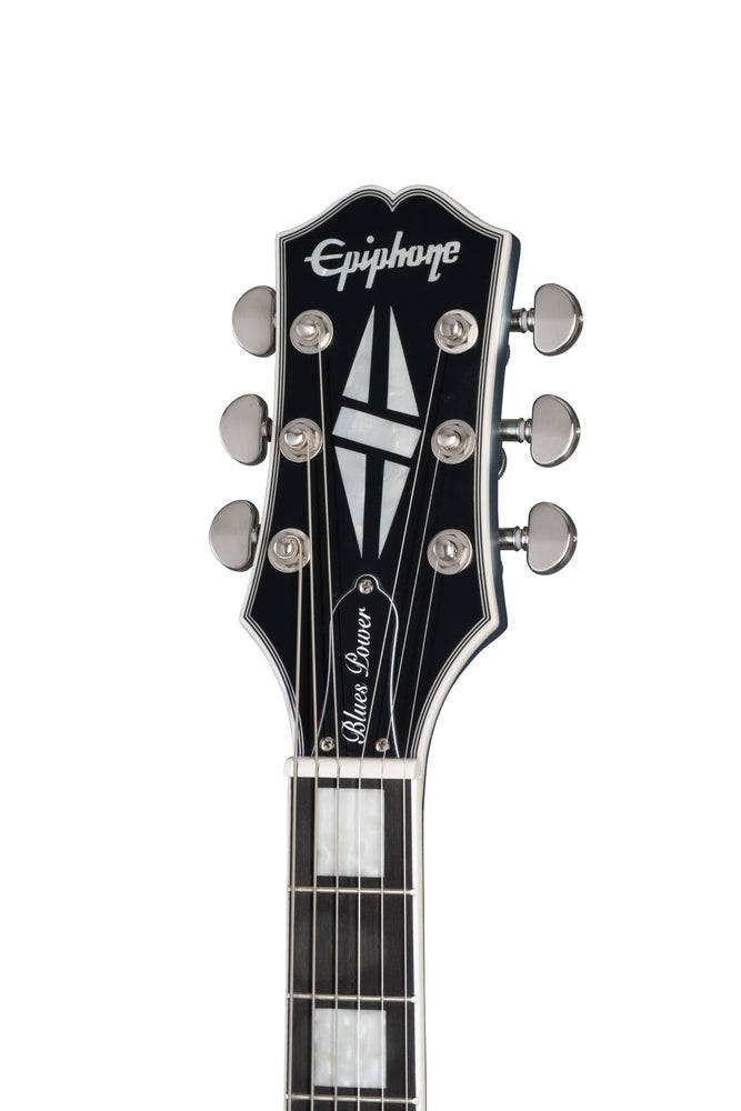 Epiphone Jared James Nichols Blues Power Les Paul Custom in Aged Pelham Blue