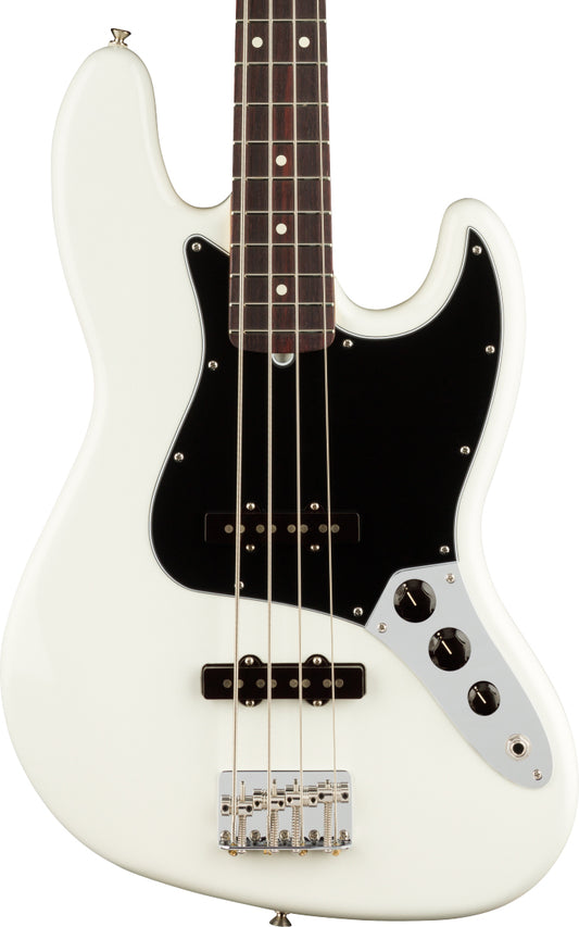 Fender American Performer Jazz Bass, Rosewood Fingerboard in Arctic White