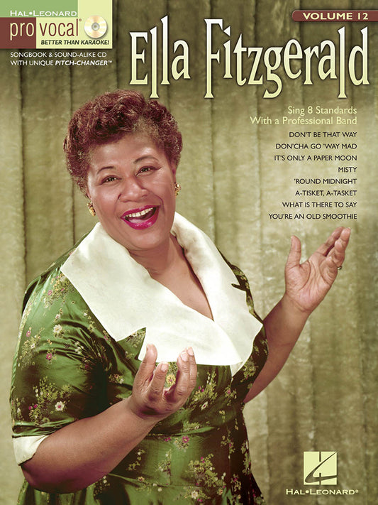 Ella Fitzgerald Pro Vocal Womens Edition Volume 12 BK/CD