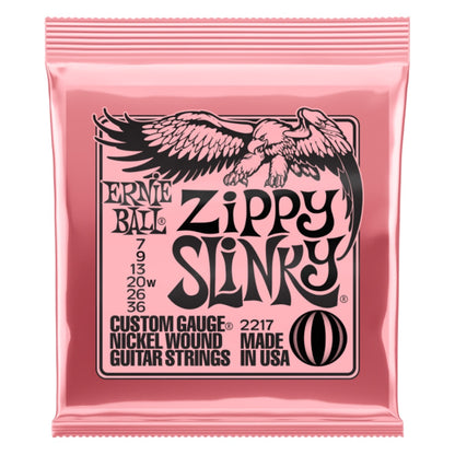 Ernie Ball Zippy Slinky Nickel Wound Electric Guitar Strings 7-36 Gauge