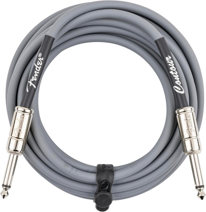 Fender Contour 18.6' Instrument Cable in Inca Silver