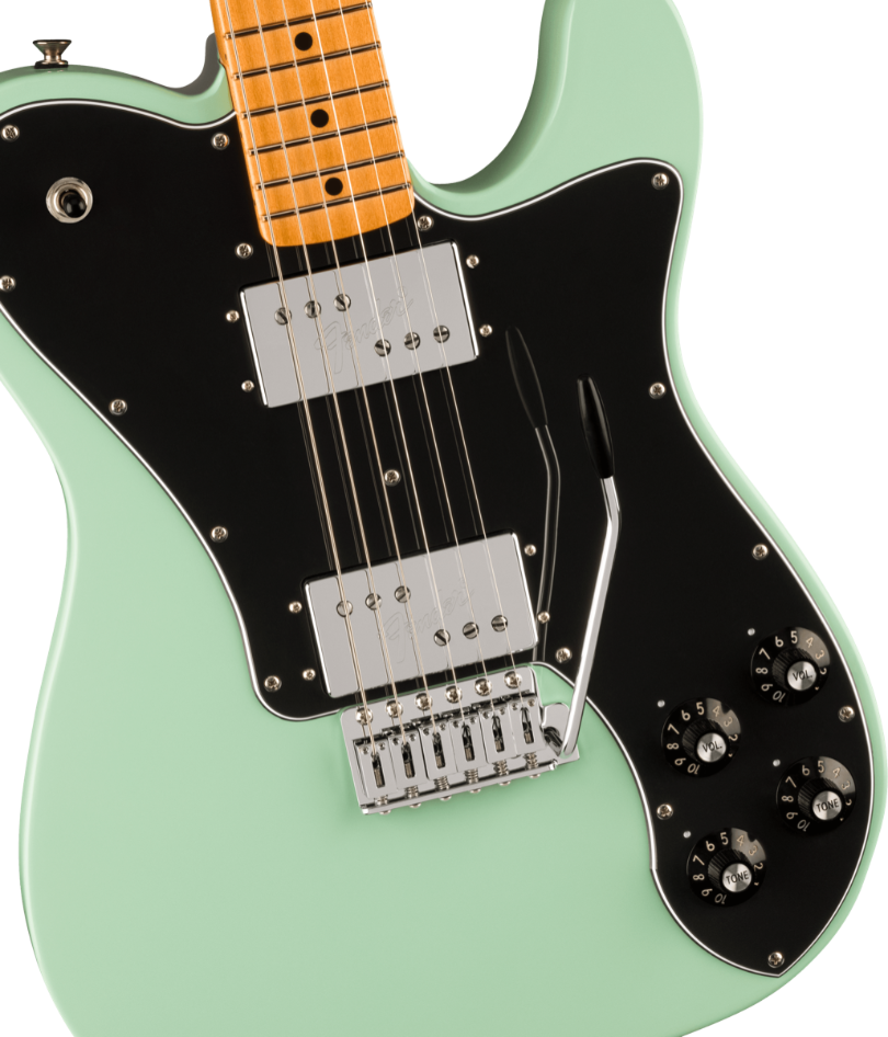 Fender Vintera II '70s Telecaster Deluxe with Tremolo, Maple Fingerboard in Surf Green