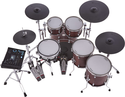 Roland VAD716 V-Drums Acoustic Design Kit in Satin Walnut