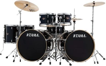 Tama Imperialstar 7 Piece Double Bass Drum Kit in Hairline Black