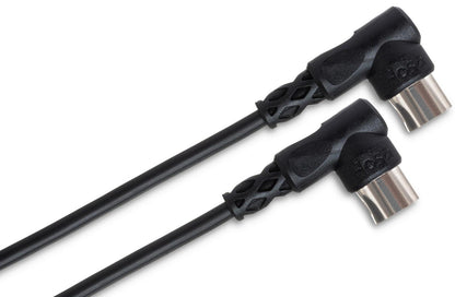 HOSA MID310RR MIDI Cable Right Angle 5 Pin DIN to Same 10Ft