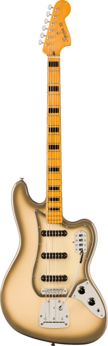 Squier FSR Classic Vibe™ Bass VI, Maple Fingerboard, Black Pickguard in Antigua