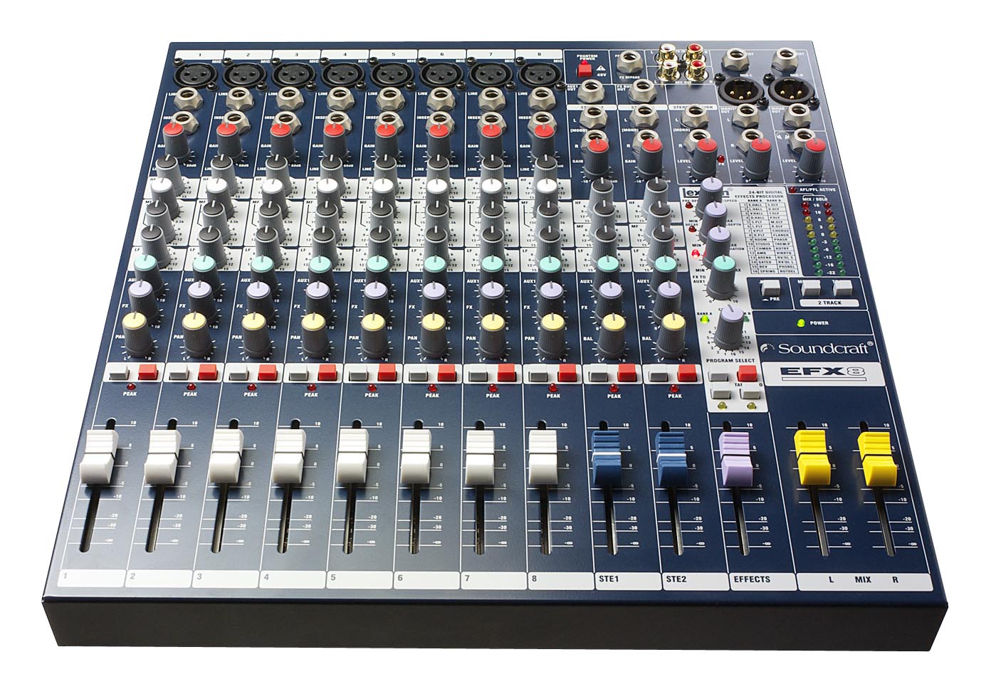 Soundcraft EFX8 8 Channel Analog Mixer | EX-DEMO