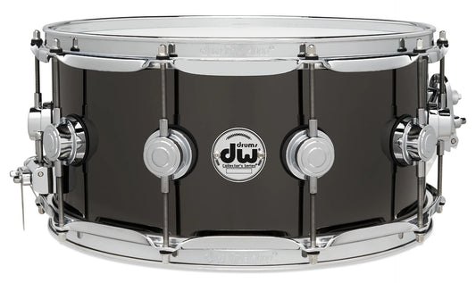 DW Collectors Series 6.5" x 14" Black Nickel Over Brass Snare Drum