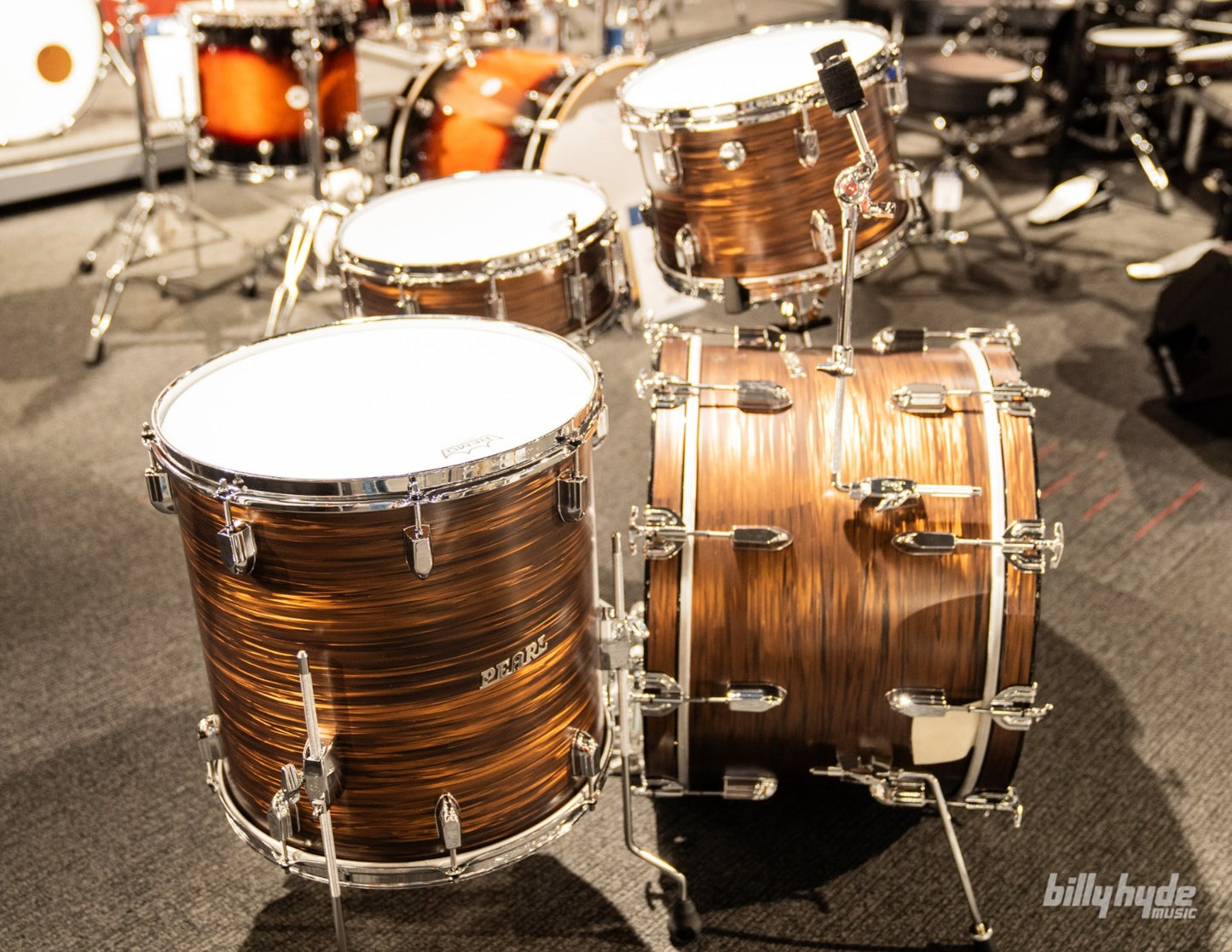 Pearl President Series Phenolic 75th Anniversary 4-Piece Shell Pack in Matte Bronze Oyster