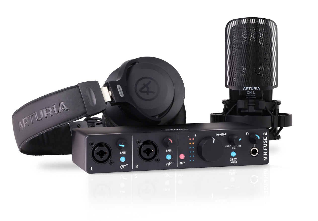 Arturia MiniFuse Recording Pack in Black