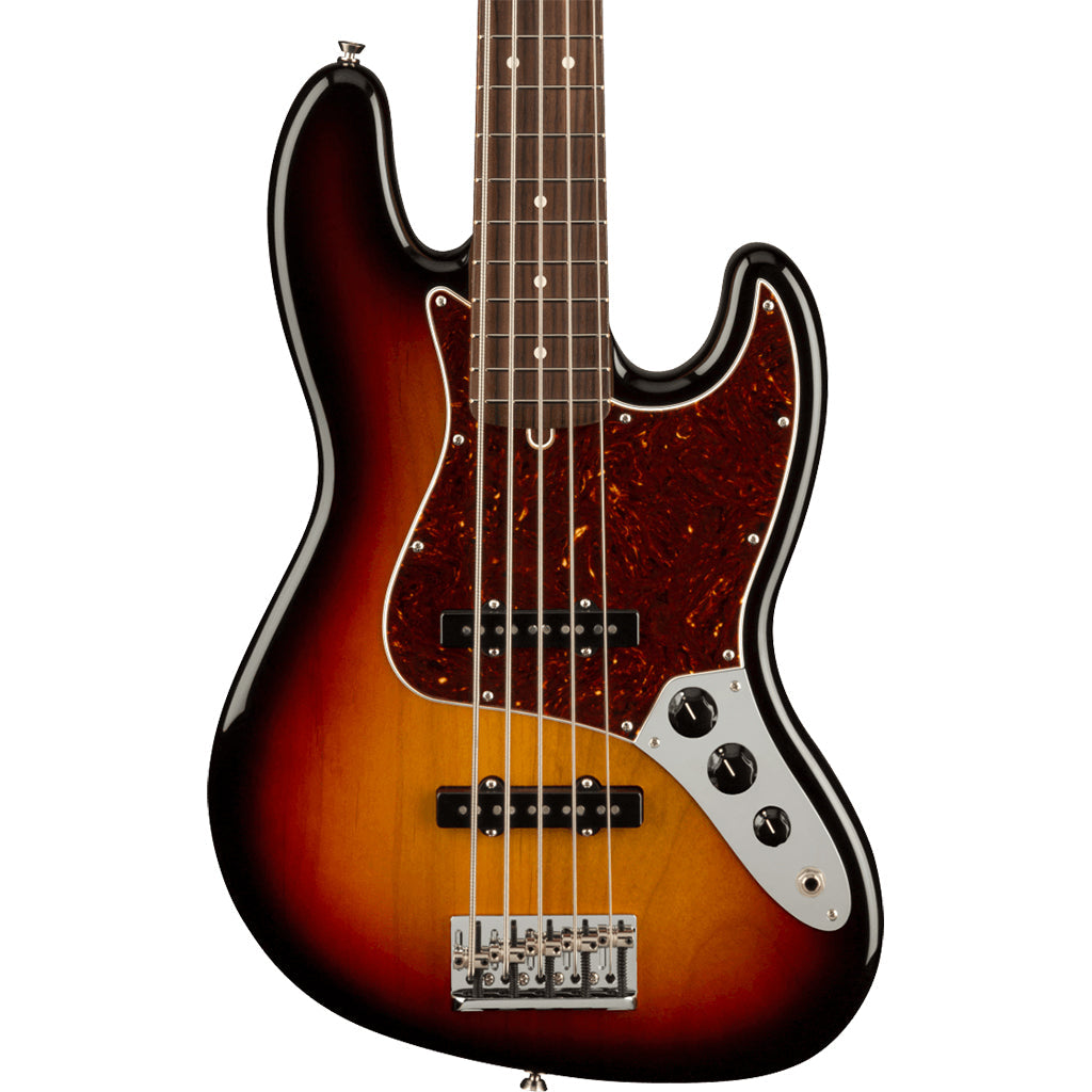 Fender American Professional II Jazz Bass V 5 String, Rosewood Fingerboard in 3 Color Sunburst