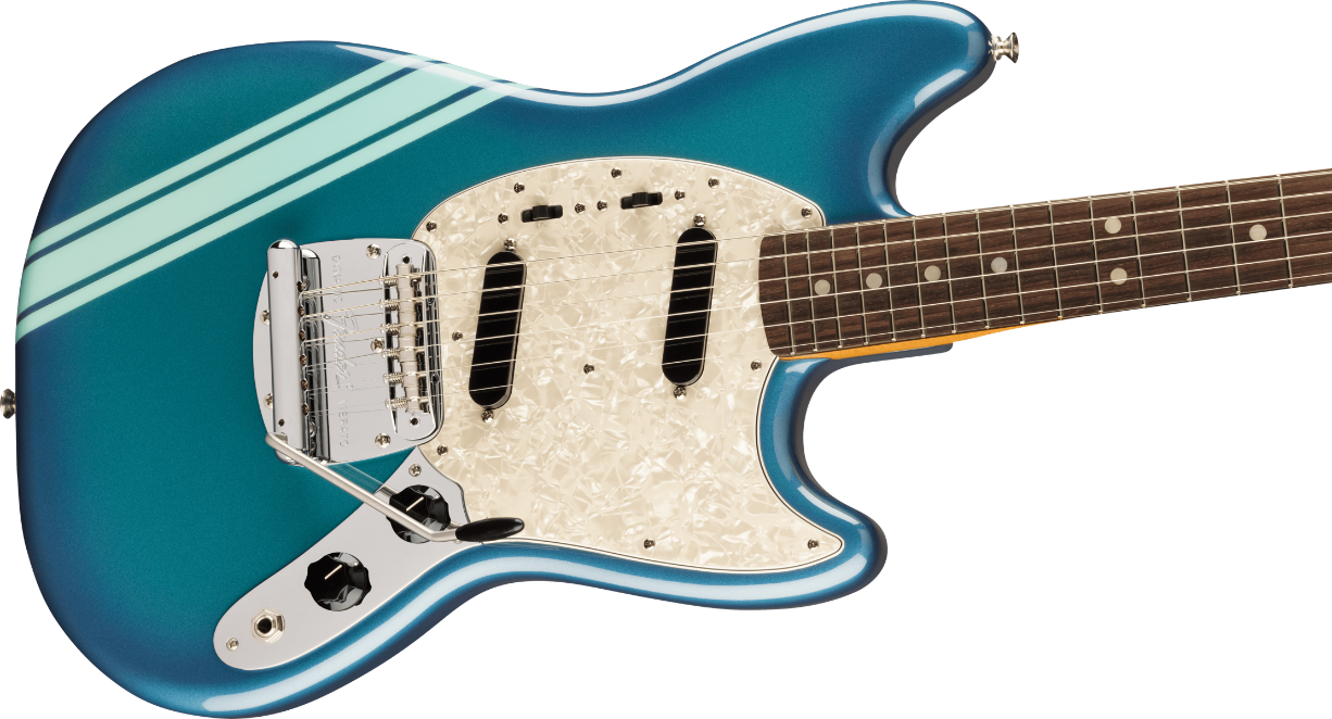 Fender Vintera II '70s Competition Mustang, Rosewood Fingerboard in Competition Burgundy