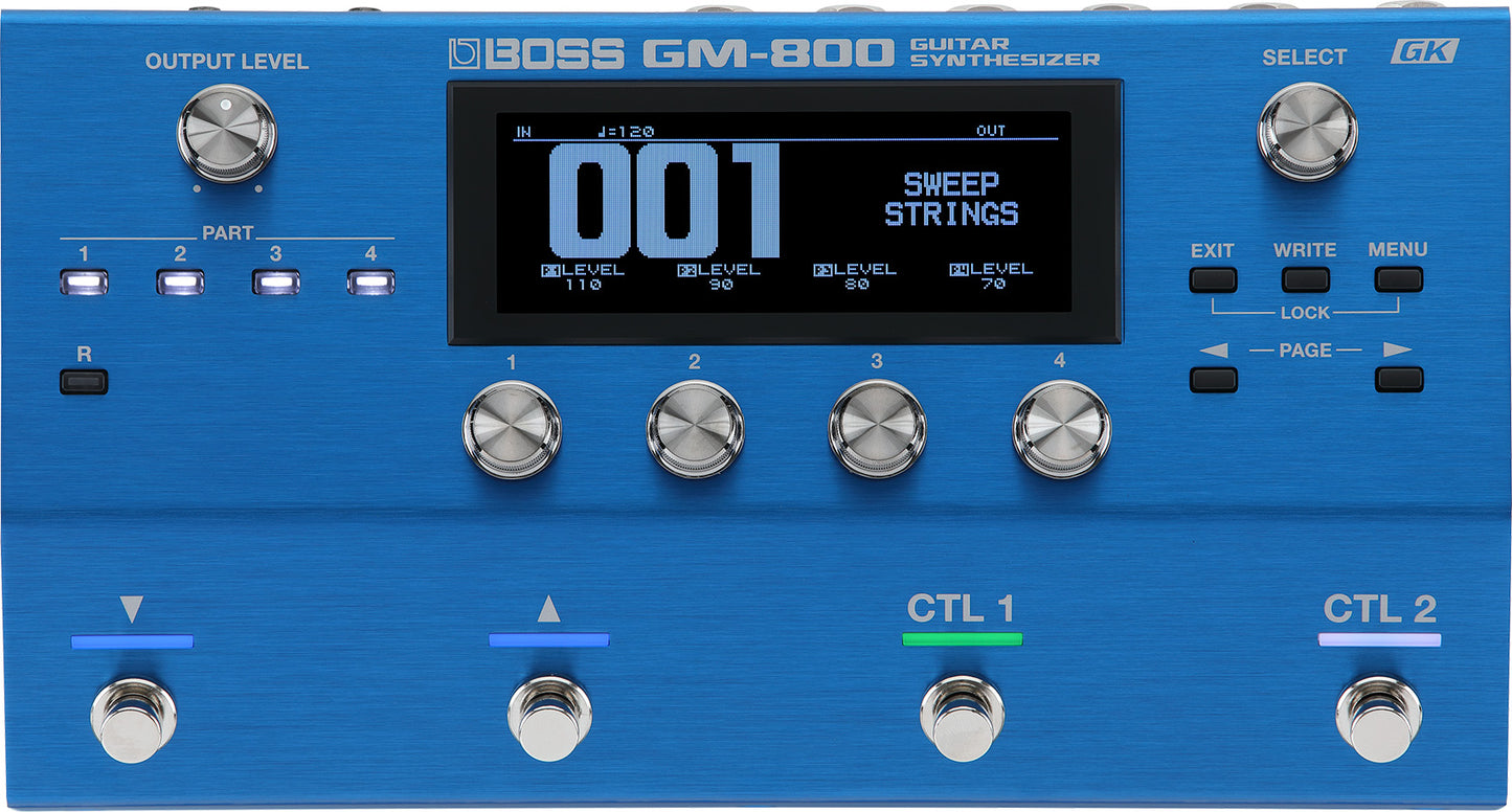 Boss GM800 Guitar Synthesizer Pedal