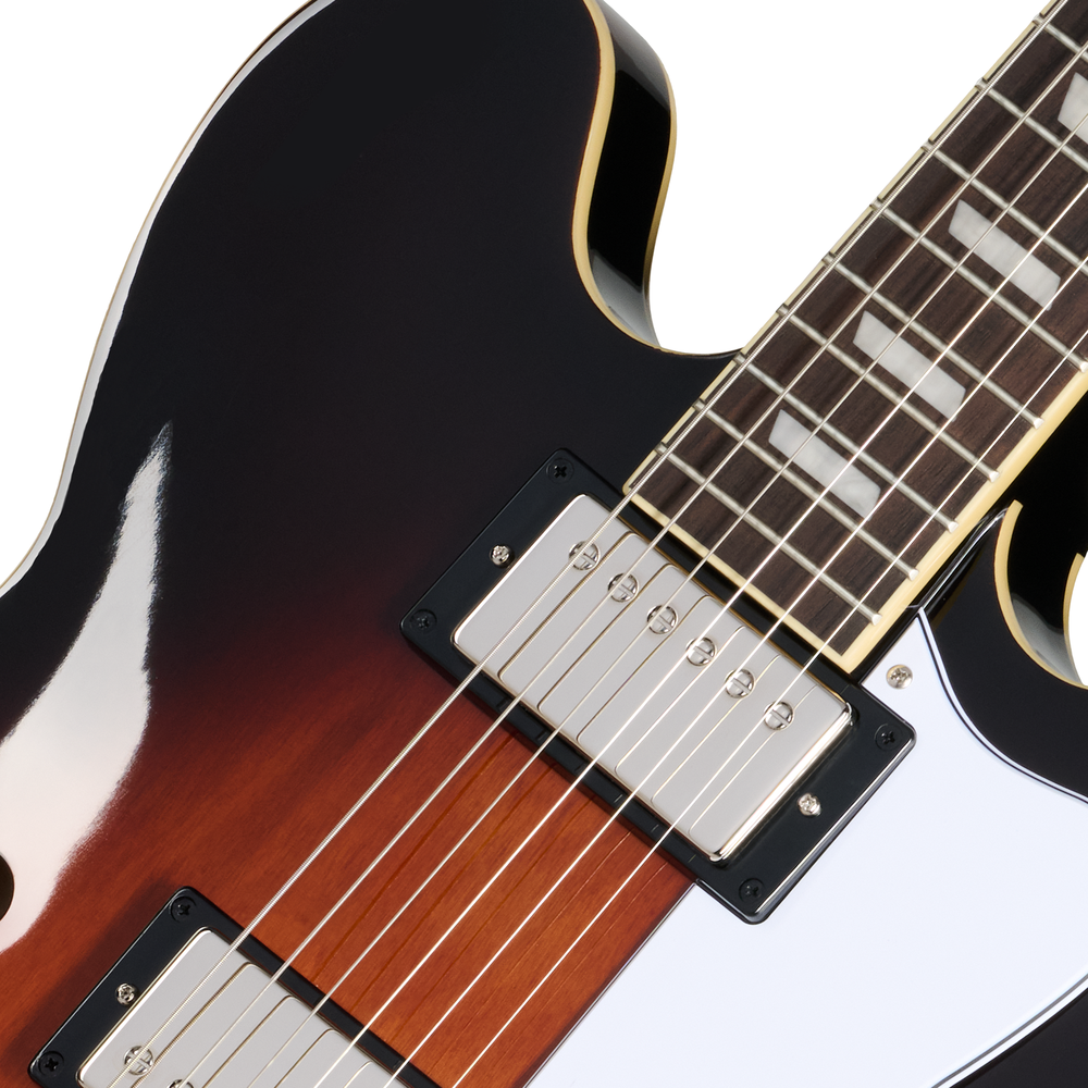 Epiphone Bonehead Riviera in Dark Tobacco Sunburst