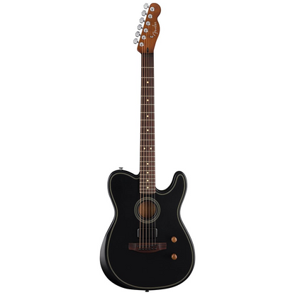 Fender Acoustasonic Standard Telecaster, Rosewood Fingerboard  in Black