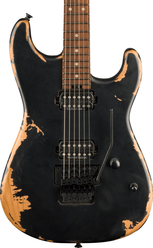 Charvel Pro Mod Relic San Dimas Style 1 HH FR PF in Weathered Black