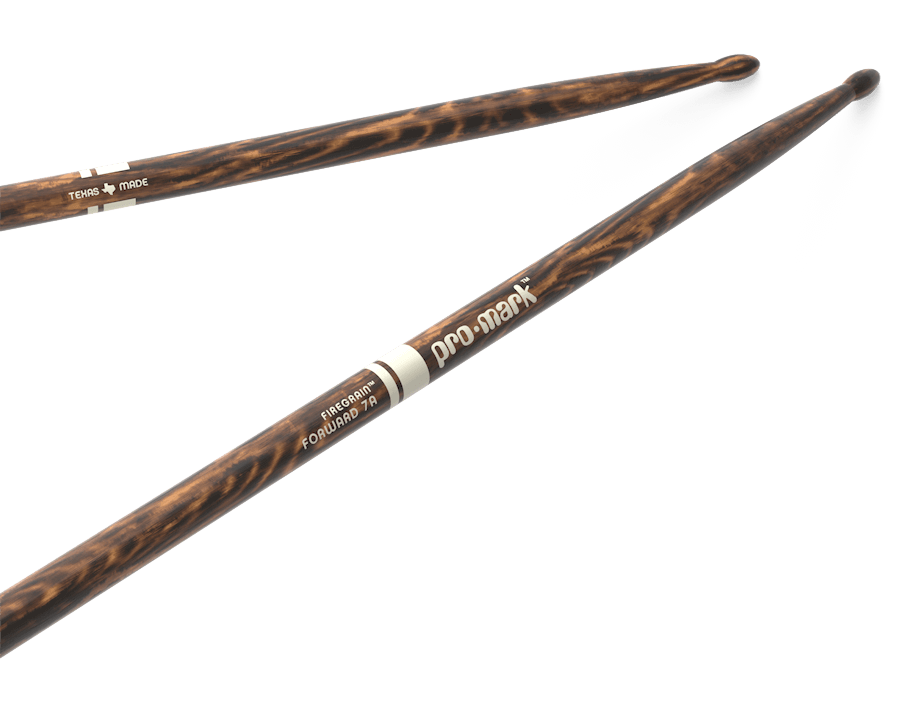 Promark Forward 7A Lacquered FireGrain Drumsticks
