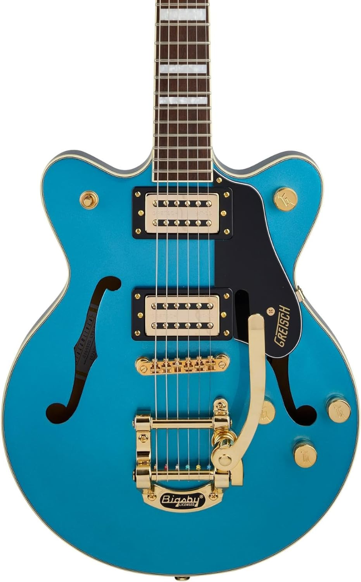 Gretsch G2655TG Streamliner™ Center Block Jr. Double Cut with Bigsby LTD in Riviera Blue