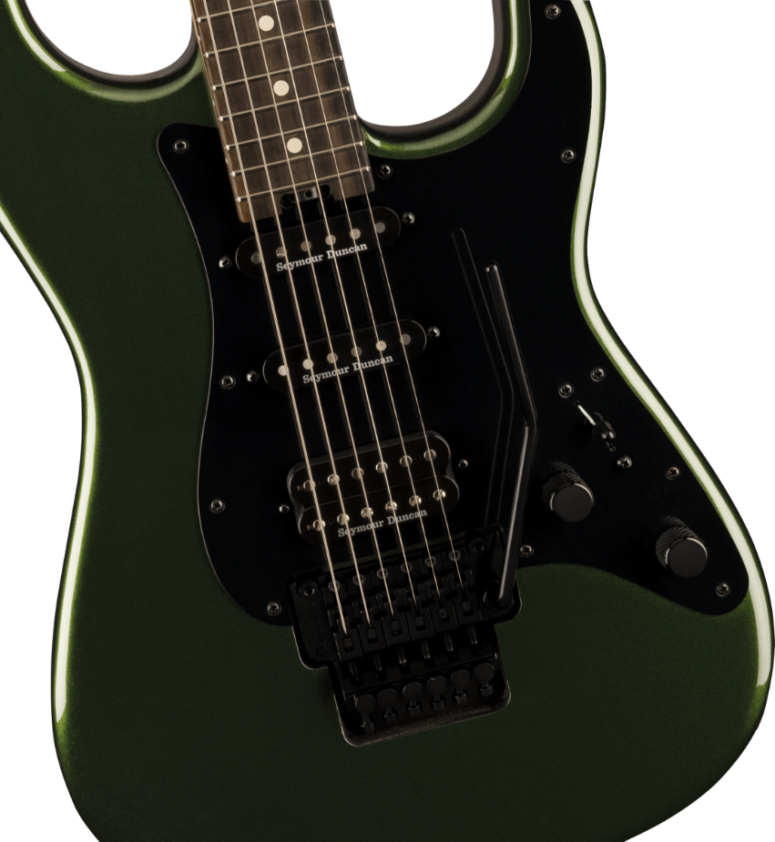 Charvel Pro Mod So Cal Style 1 HSS FR E Electric Guitar in Lambo Green