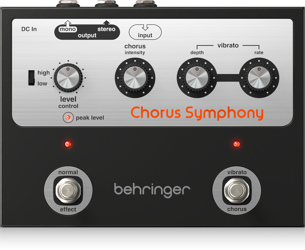 Behringer Chorus Symphony Chorus and Vibrato Guitar Pedal