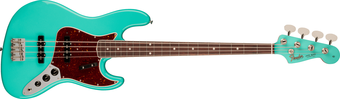 Fender American Vintage II 1966 Jazz Bass, Rosewood Fingerboard in Sea Foam Green