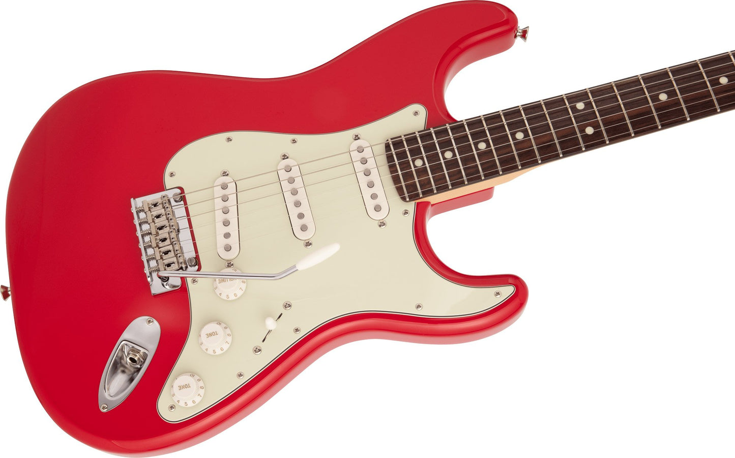 Fender Made in Japan Hybrid II Stratocaster, Rosewood Fingerboard in Modena Red