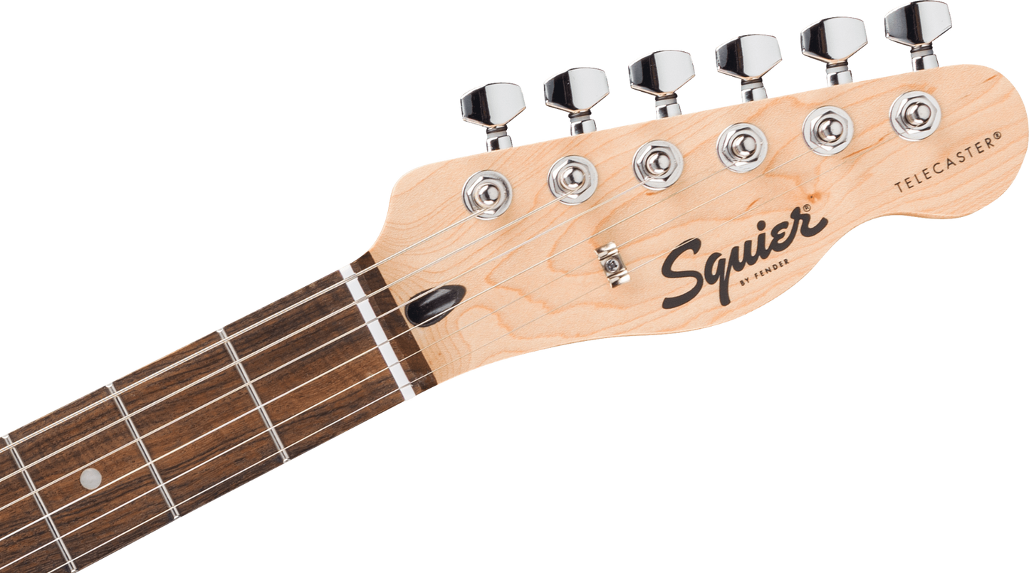 Squier FSR Squier Sonic Telecaster, Laurel Fingerboard, White Pickguard in Daphne Blue