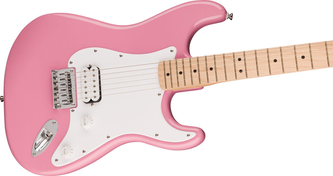 Squier Sonic Stratocaster HT H in Flash Pink