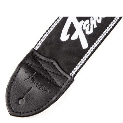 Fender Running Logo Strap in Black