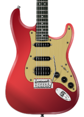 Fender Limited Edition American Ultra II Stratocaster HSS, Ebony Fingerboard, Sinister Red