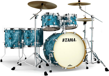 Tama Starclassic Walnut Birch 5 piece Shell Pack in Turquoise Pearl