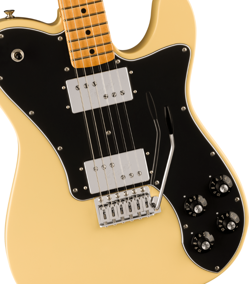 Fender Vintera II '70s Telecaster Deluxe with Tremolo, Maple Fingerboard in Vintage White