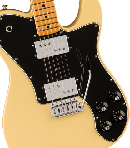 Fender Vintera II '70s Telecaster Deluxe with Tremolo, Maple Fingerboard in Vintage White