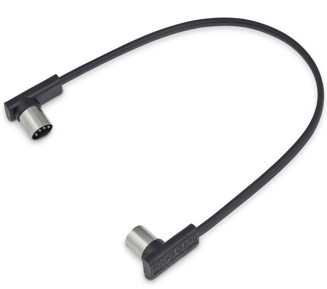 Warwick RockBoard Flat Patch MIDI Cable 30cm in Black