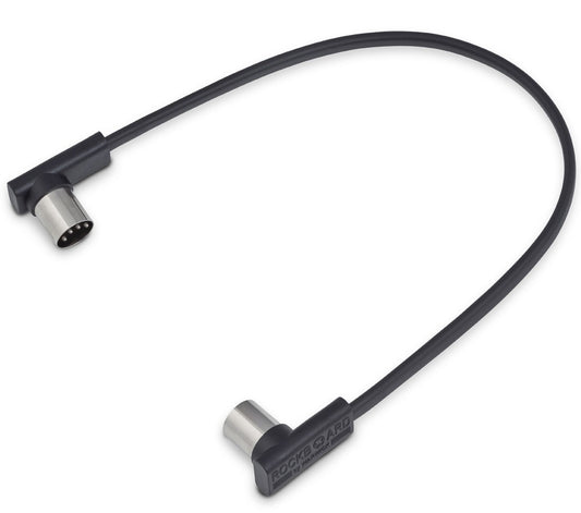 Warwick RockBoard Flat Patch MIDI Cable 30cm in Black