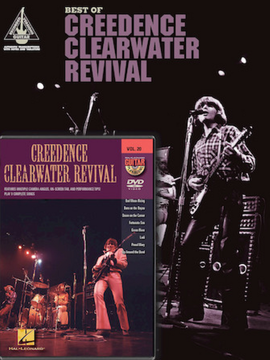 Best of Creedence Clearwater Revival Book and Creedence Clearwater Revival DVD