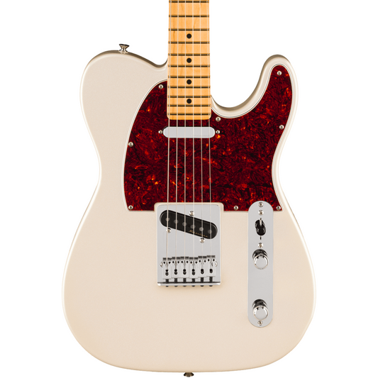 Fender Player II Modified Telecaster Electric Guitar, Maple Fingerboard in Olympic Pearl