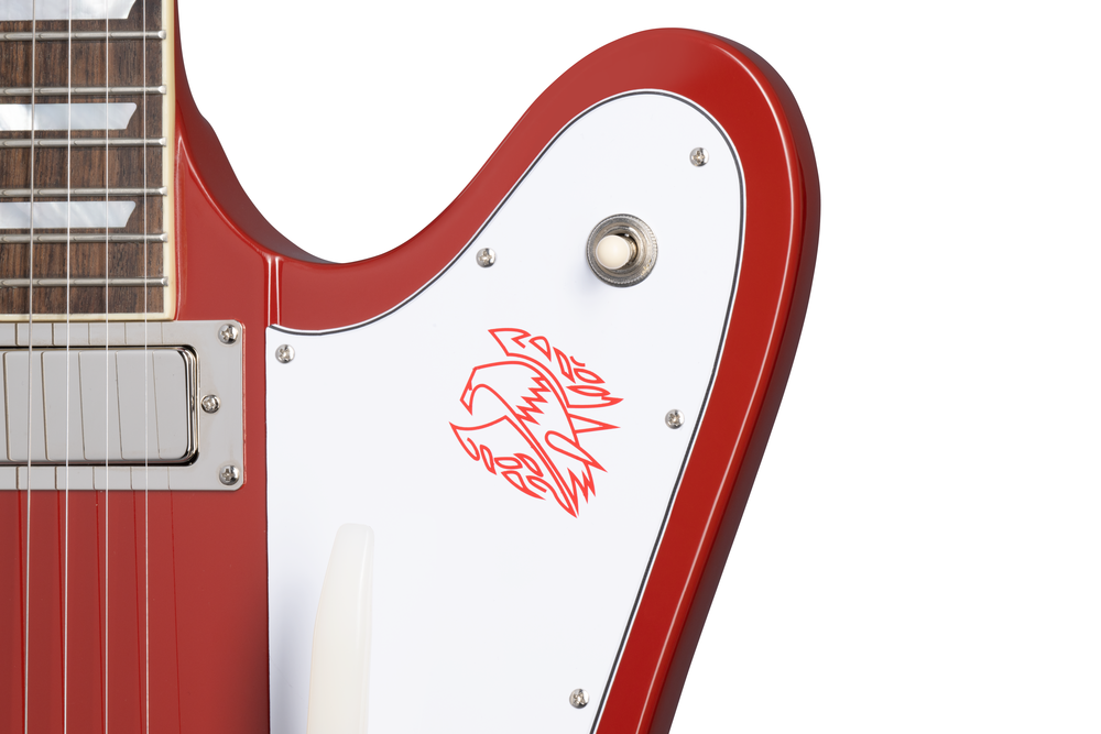 Epiphone 1963 Firebird V Maestro in Ember Red