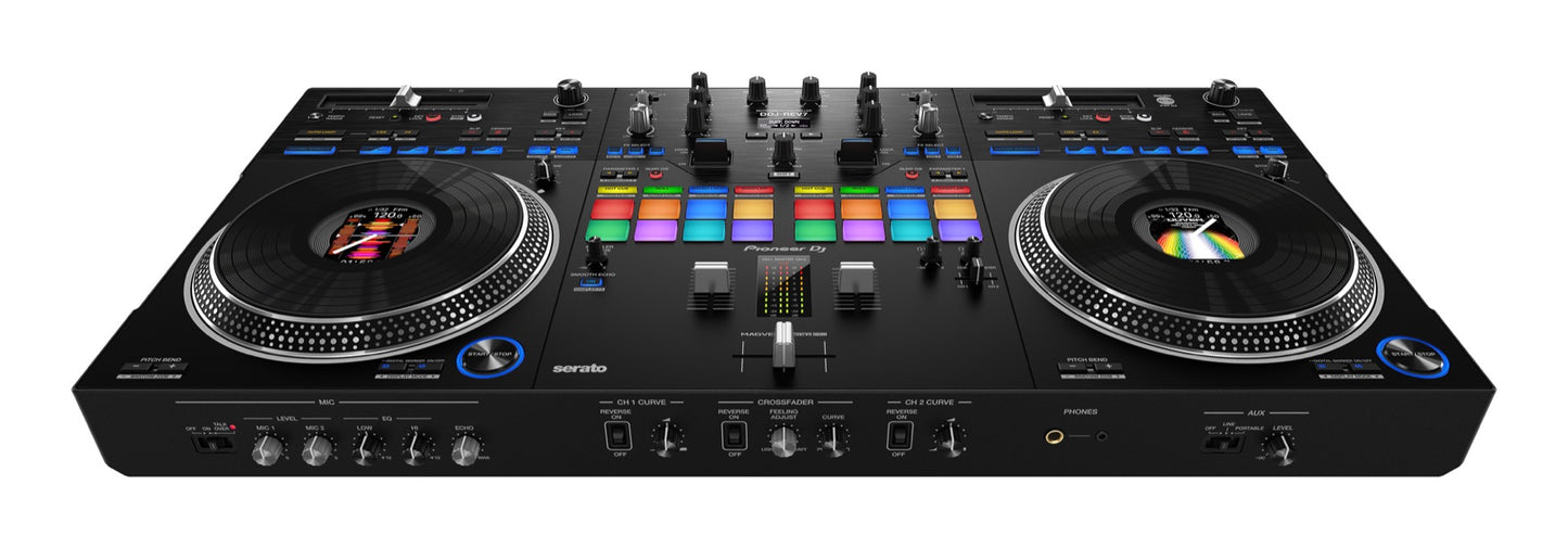 Pioneer DDJ-REV7 Scratch Style 2 Channel Professional DJ Controller in Black