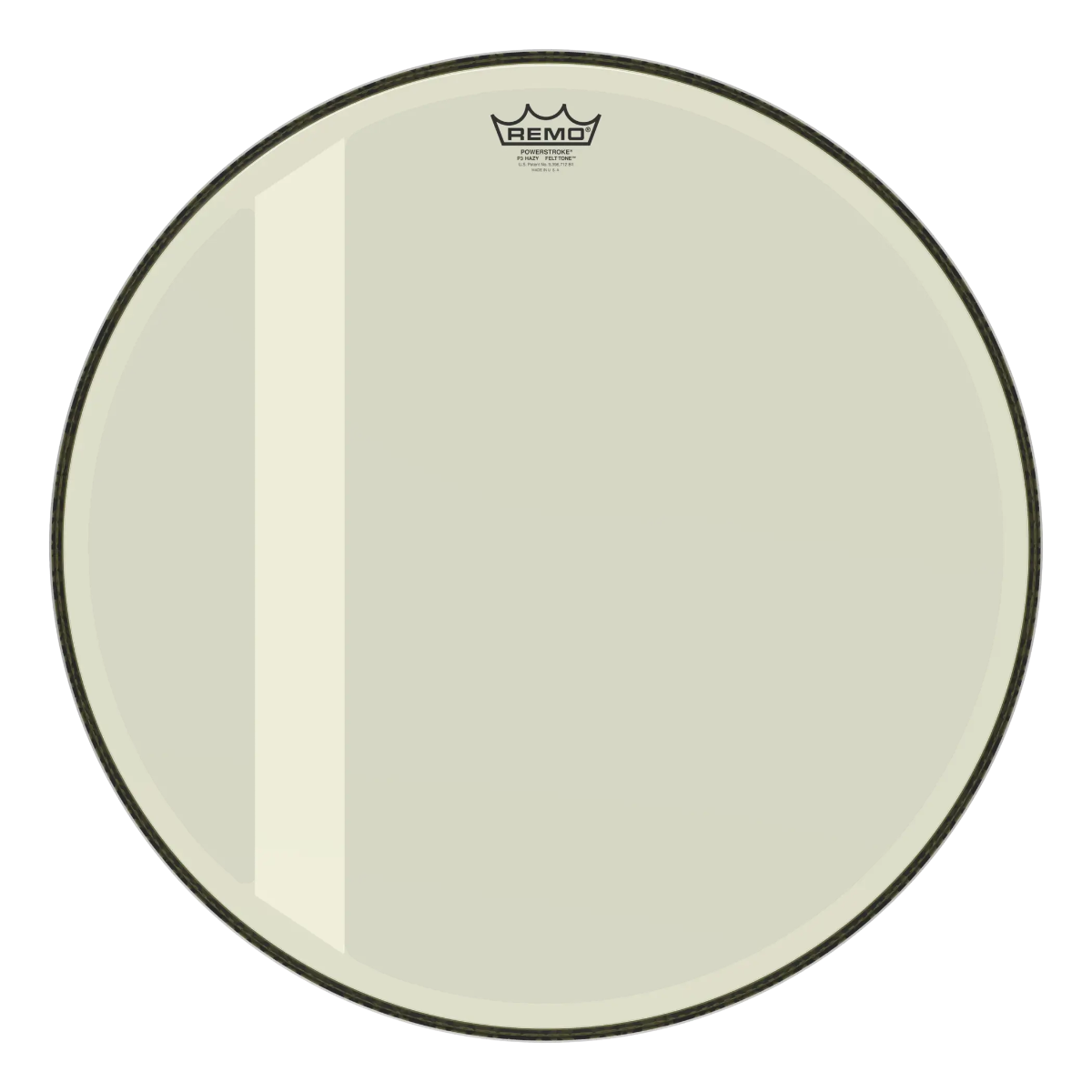 REMO Powerstroke P3 Felt Tone Hazy 22" Bass Drumhead