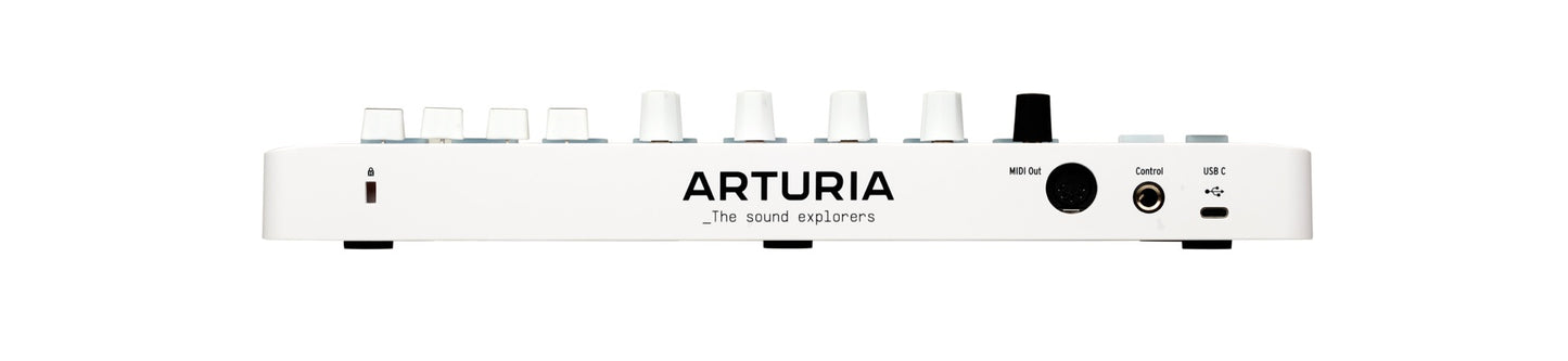 Arturia MiniLAB 3 Compact MIDI Keyboard & Pad Controller in White