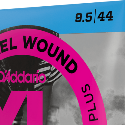 D'Addario EXL120+ Nickel Wound Electric Guitar Strings Super Light Plus 9.5-44 Gauge