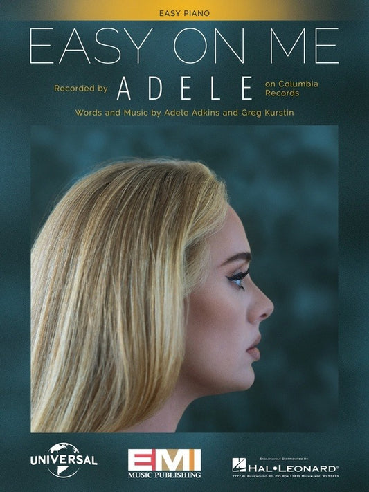 Adele Easy on Me Easy Piano Single Sheet